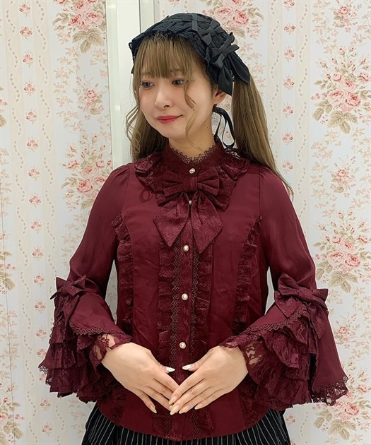 姫袖7分丈ブラウス | Chalmiere | axes femme onlineshop