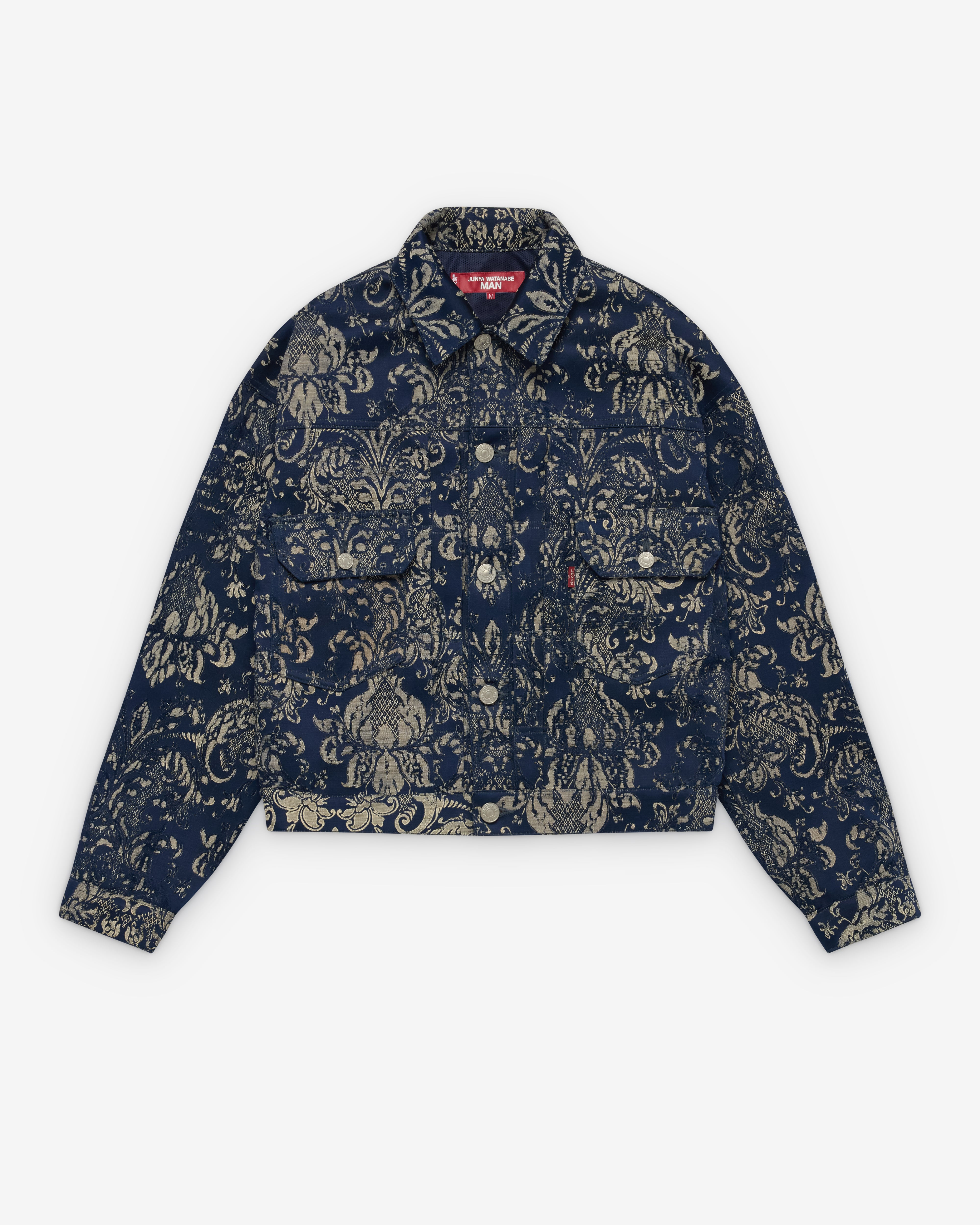 Junya Watanabe Man: Men's Levi's Jacquard Jacket (Navy/Beige