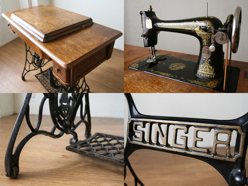 シンガーSinger ミシン｜アンティーク家具・照明の専門店｜デニム