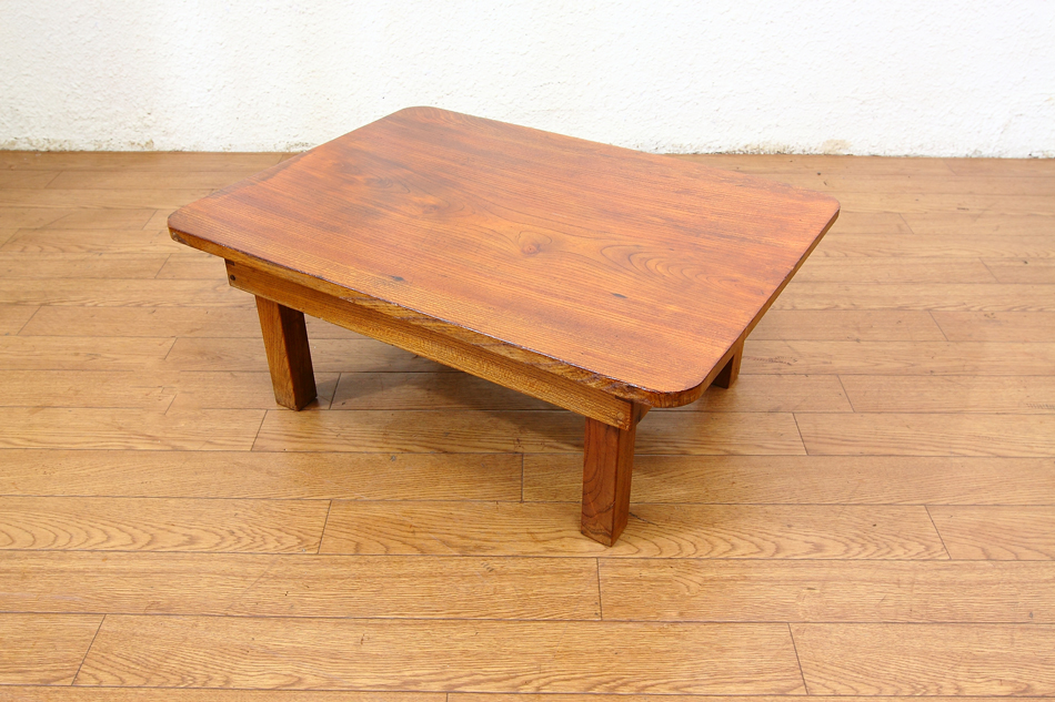和骨董WA-COTTOO Jスタイル 欅(ケヤキ) CHABUDAIちゃぶ台 ミニテーブル