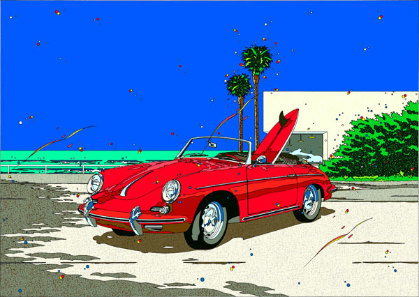 ミニプリント「ポルシェ356Bロードスター」 – SHOP