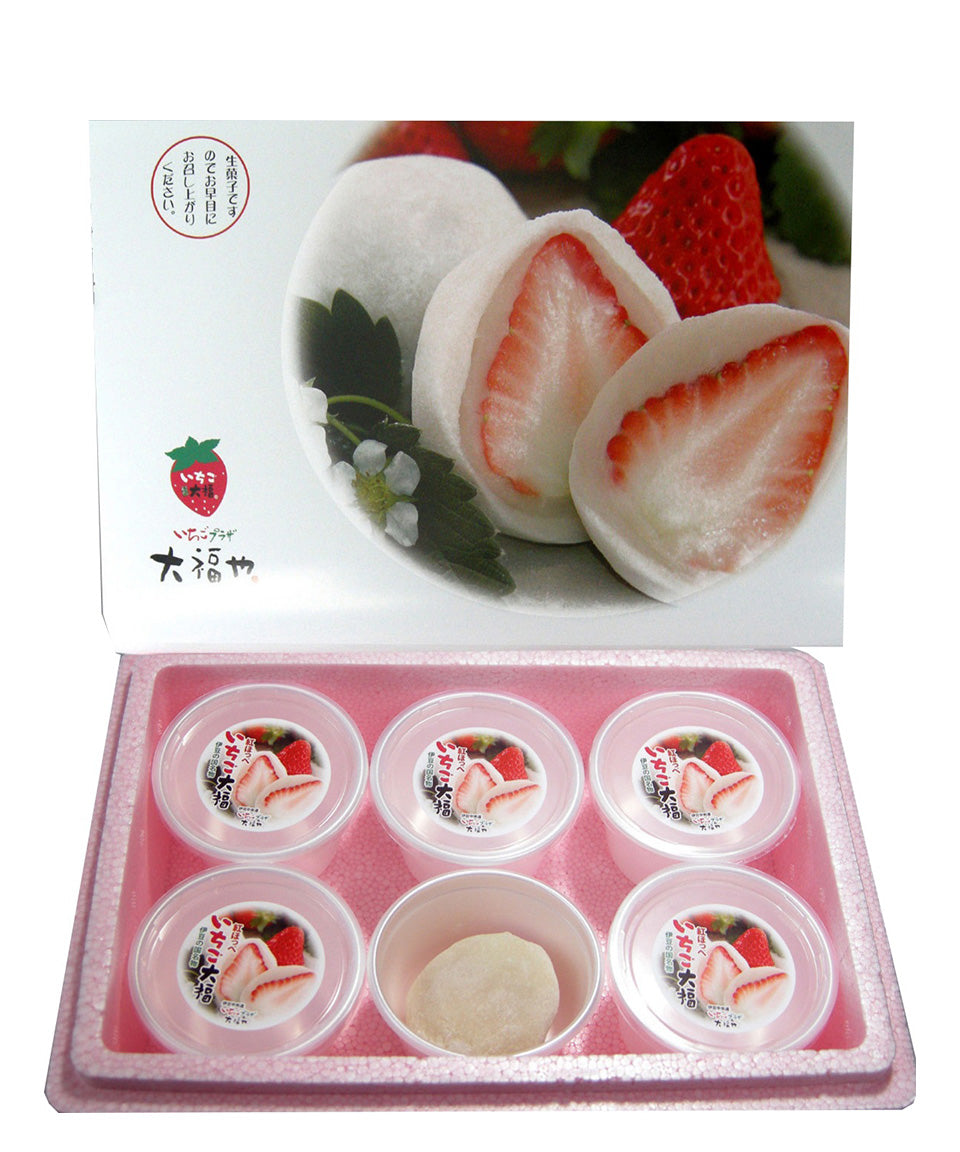 午前0時のいちご大福 6個入り 1箱（送料込価格）｜いちご大福と伊豆
