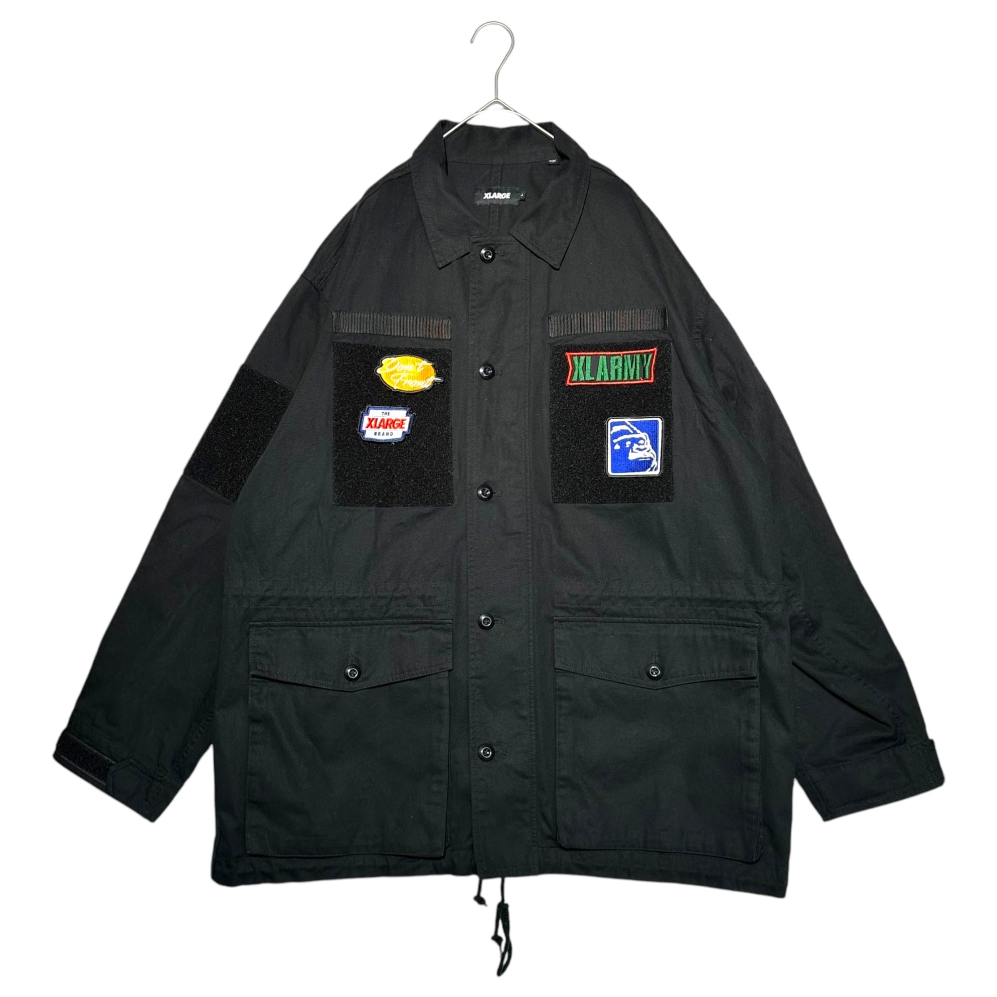 X-LARGE(エクストララージ) 21AW PATCHED MILITARY JACKET ワッペン