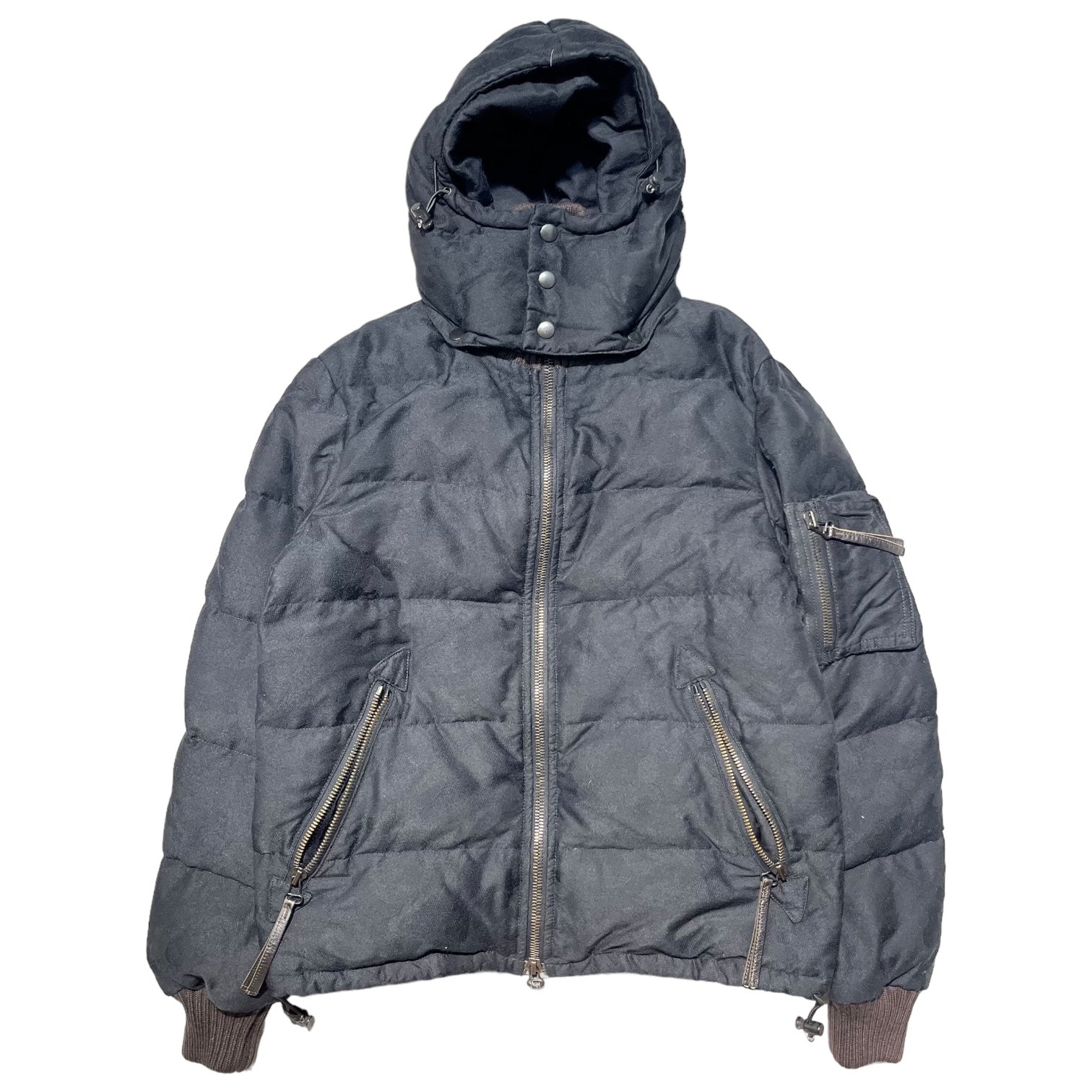 DUVETICA(デュベティカ) polluce カモフラ ウール フーデット ダウン