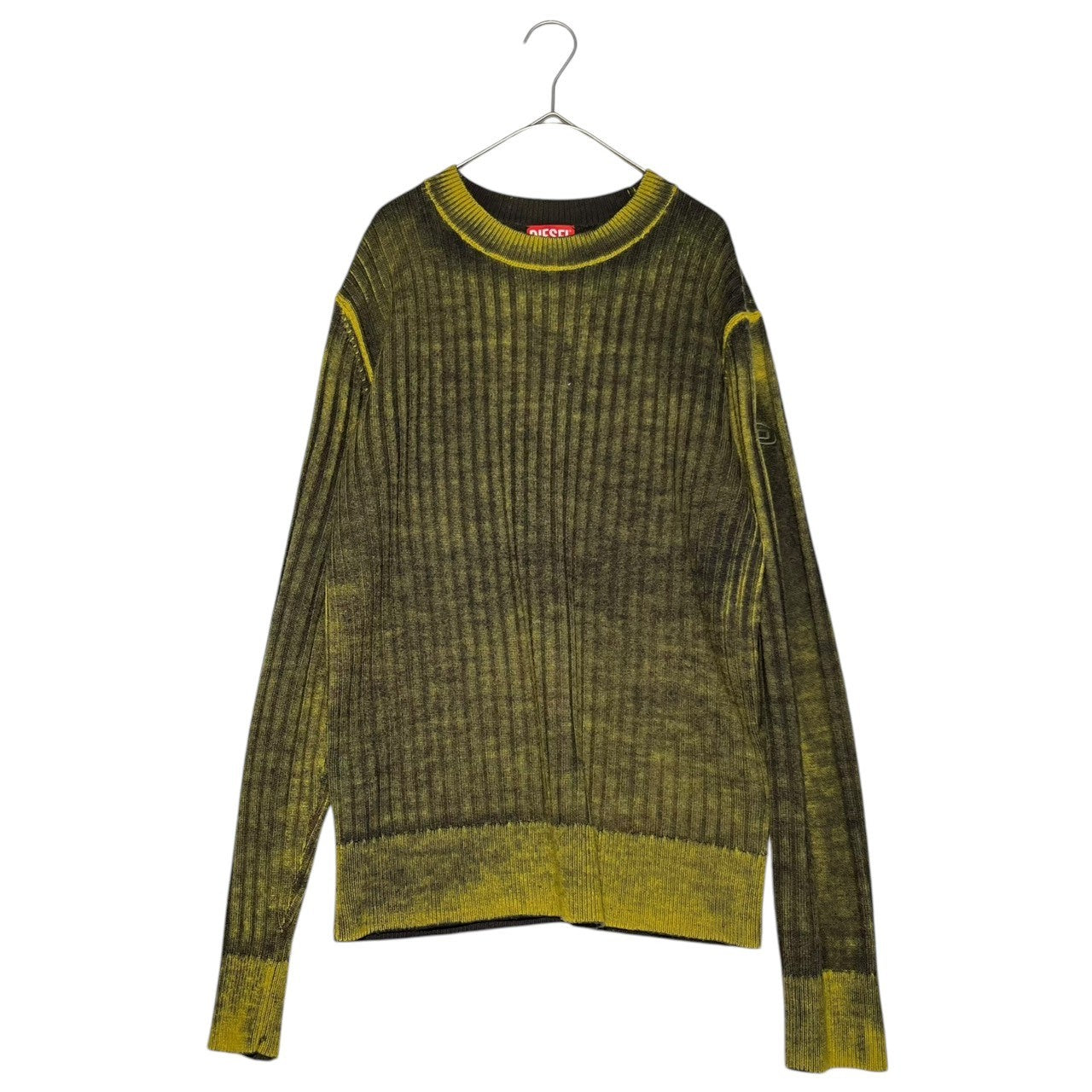 DIESEL(ディーゼル) K-ANDELERO rib crew neck knit K-ANDELERO リブ