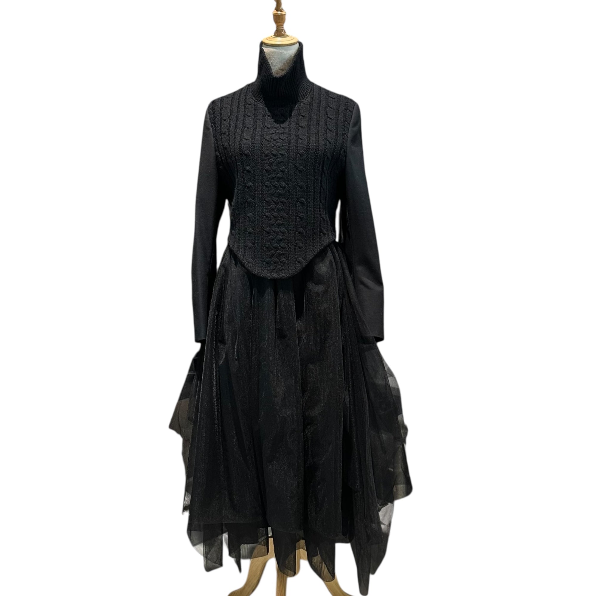 noir kei ninomiya(ノワールケイニノミヤ) 23AW Knit-Panel Tailored