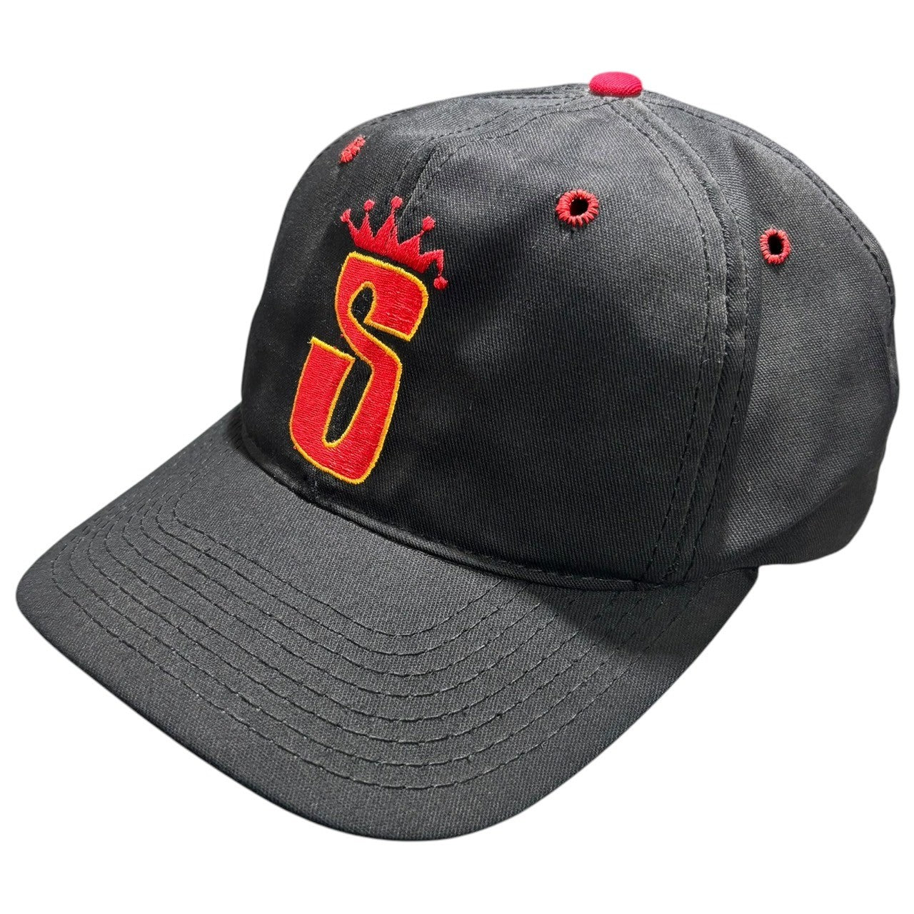 STUSSY(ステューシー) 80's Crown S Logo Embroidery Snapback Cap