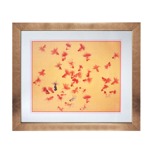 片岡鶴太郎・複製画「游魚」 – 鶴まる商店