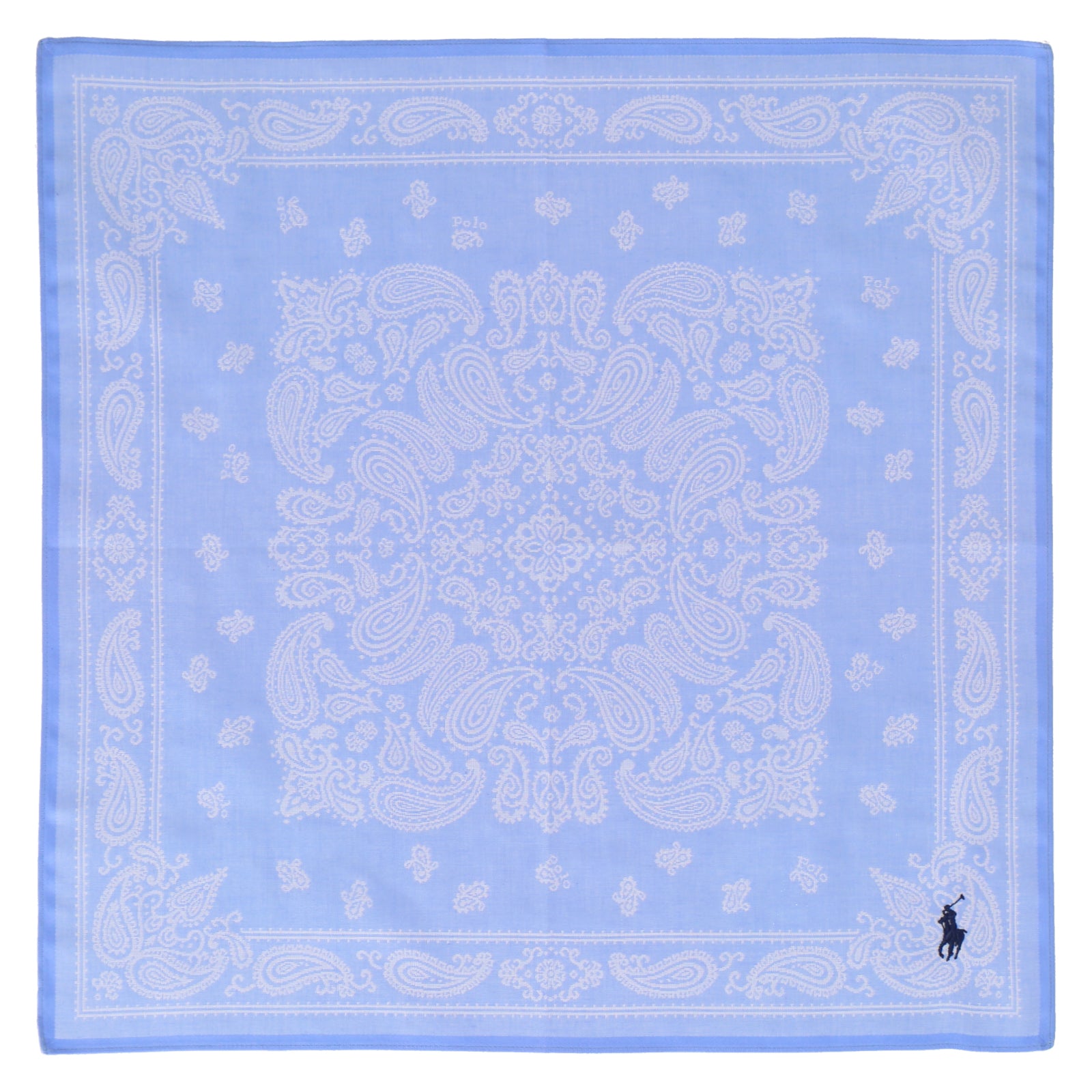 婦人ガーゼハンカチ バンダナ #123a サックス – INTERMODE KAWABE