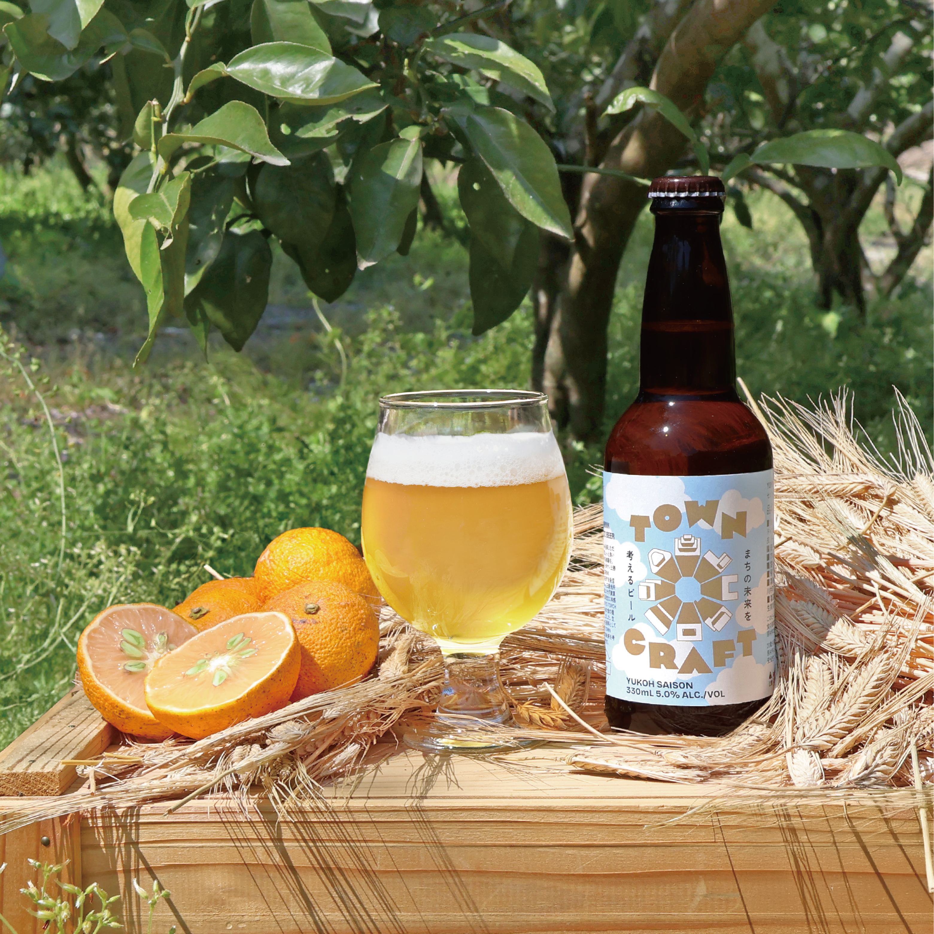 限定】TOWN CRAFT -まちの未来を考えるビール- YUKOH SAISON/セゾン
