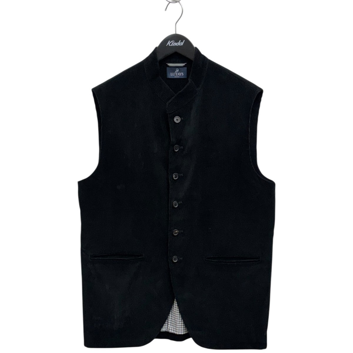 LUTAYS(リュテス) VALMONT CORDUROYベスト ブラック サイズ 40｜【公式
