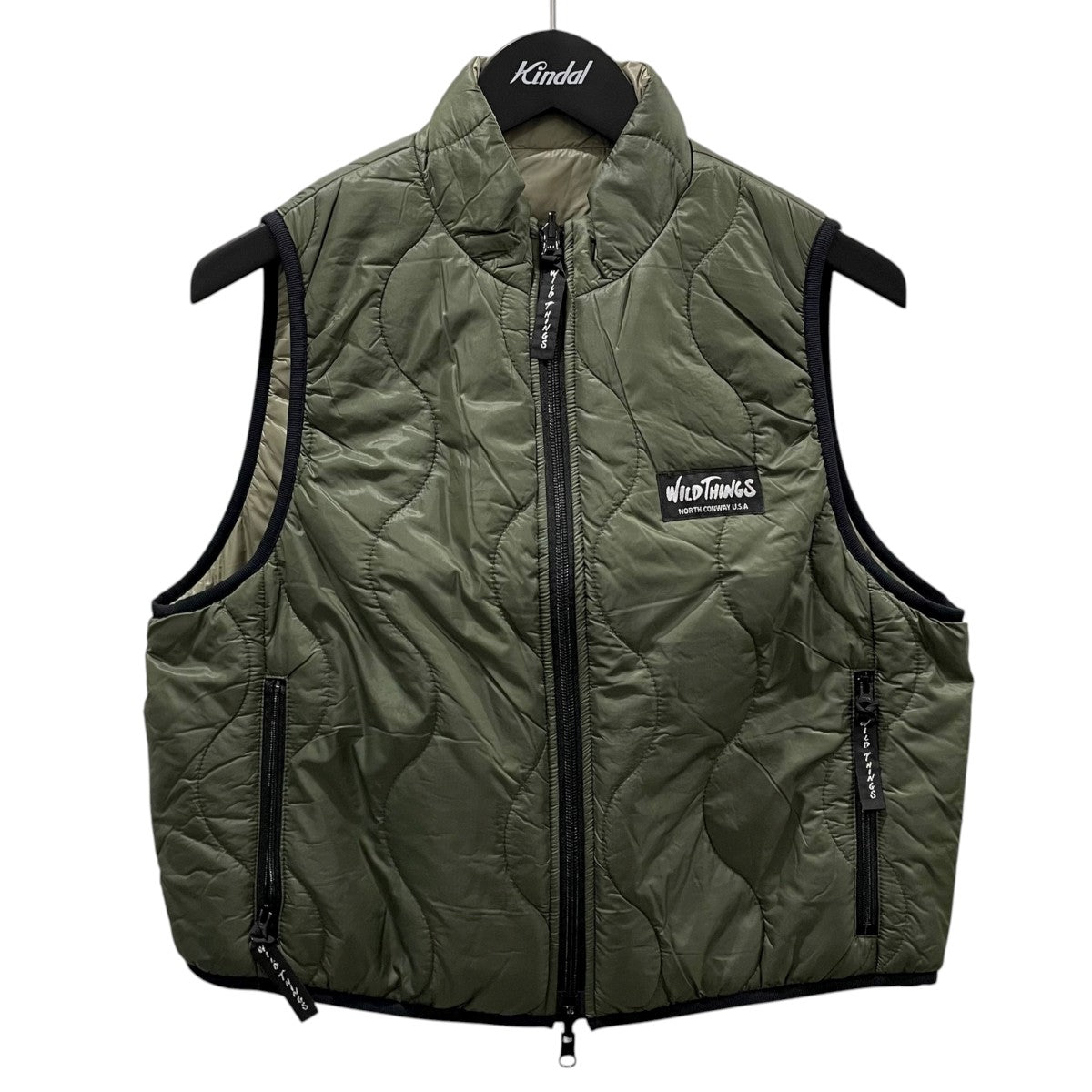 WILD THINGS×Bshop リバーシブル中綿ベスト WT24409SK-BS WT24409SK-BS