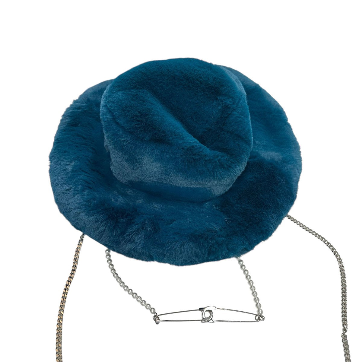 KIDILL×CA4LA BIG FUR HATビッグファーハットKL654 KL654 ブルー