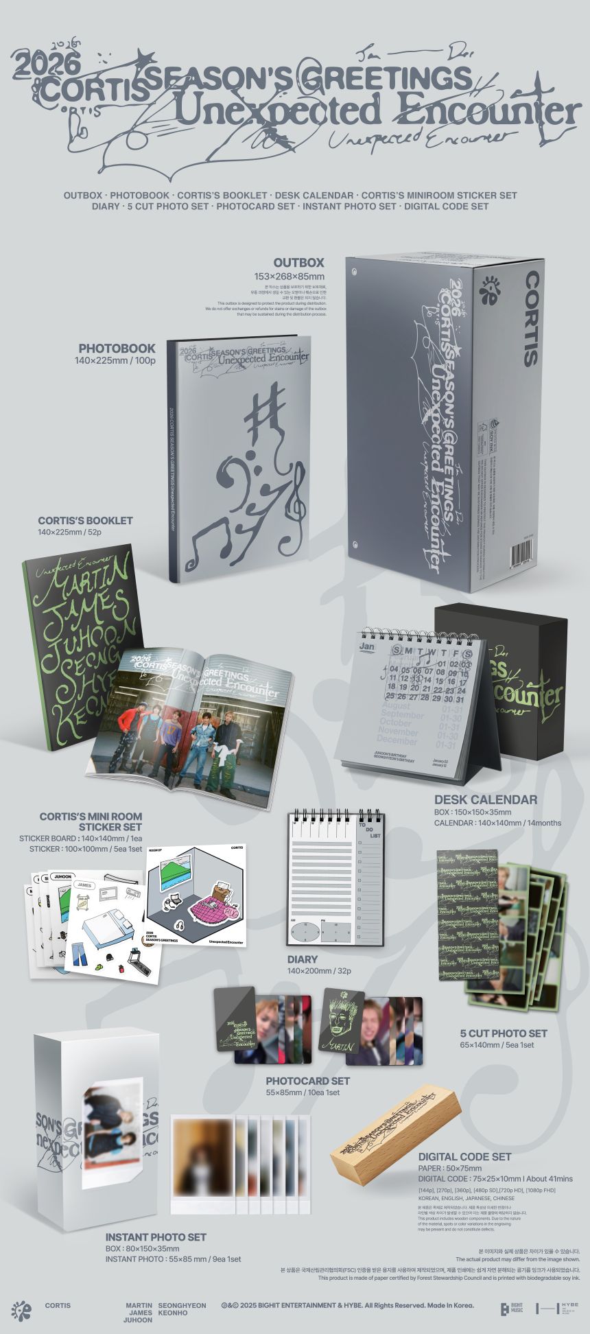 CORTIS - 2026 SEASON'S GREETINGS – Kpop Nara