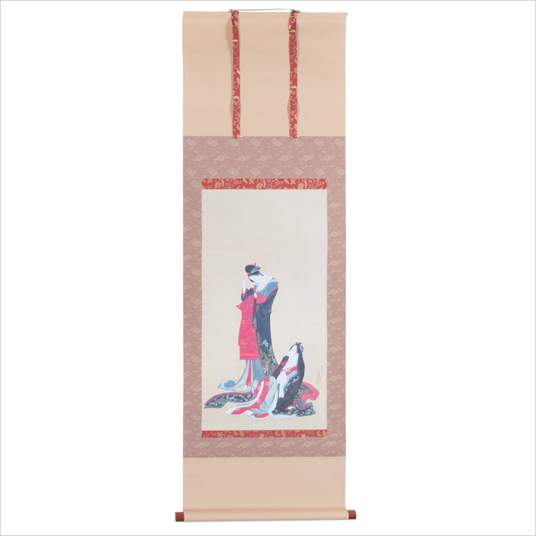 かけ軸「二美人（にびじん）」 – Shop of Hokusai ｜ 北斎館ネットショップ