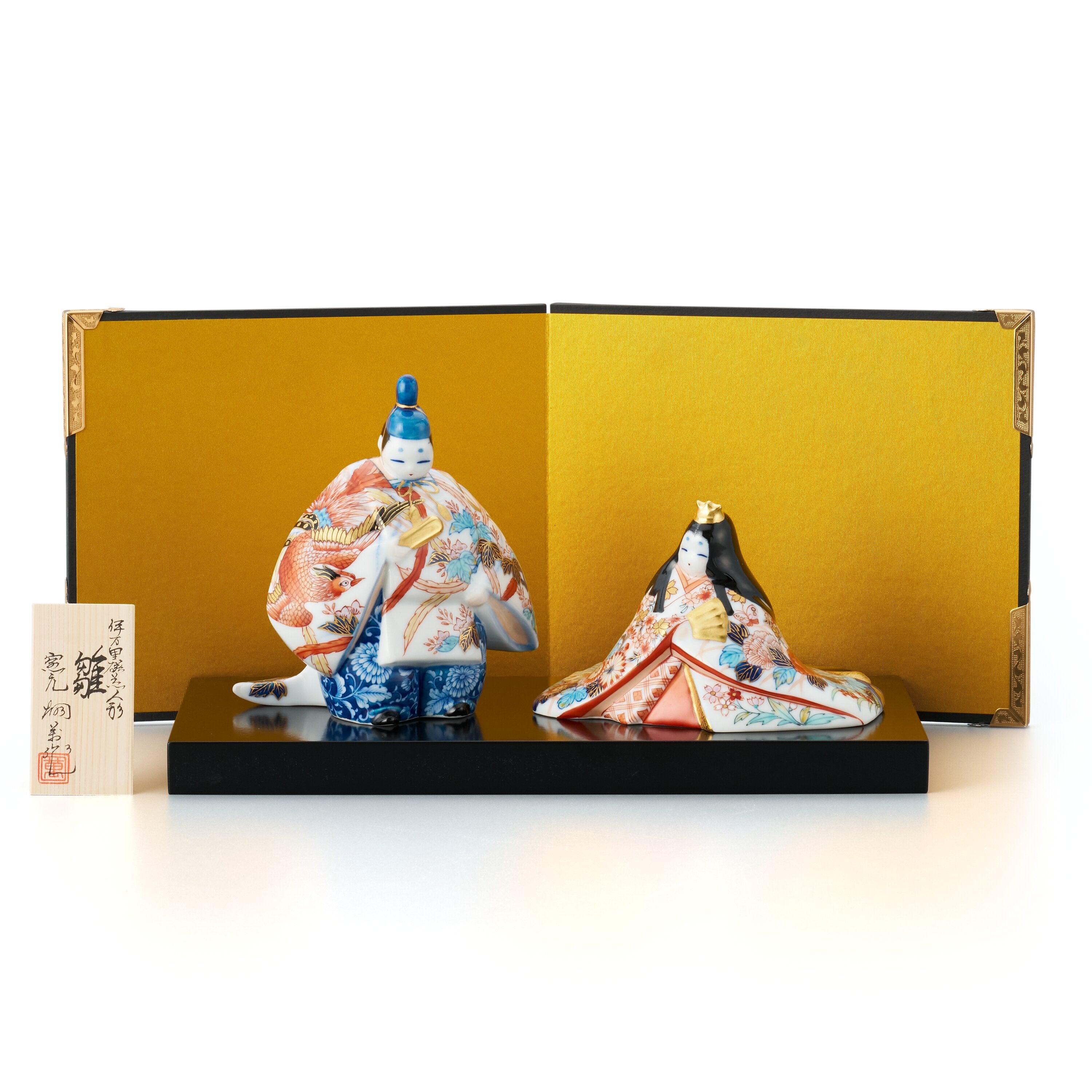 金彩 古伊万里調 鳳凰文 源氏雛 | 畑萬陶苑 ONLINE SHOP