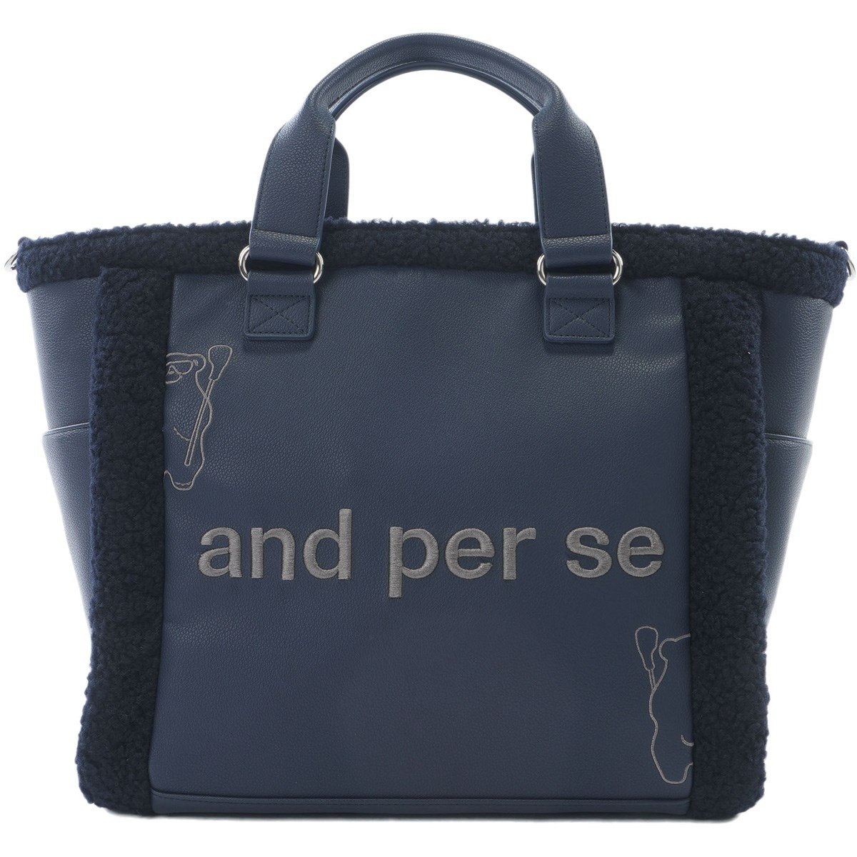 ボア ボストンバッグ レディス(ボストンバッグ)|and per se(アンパスィ