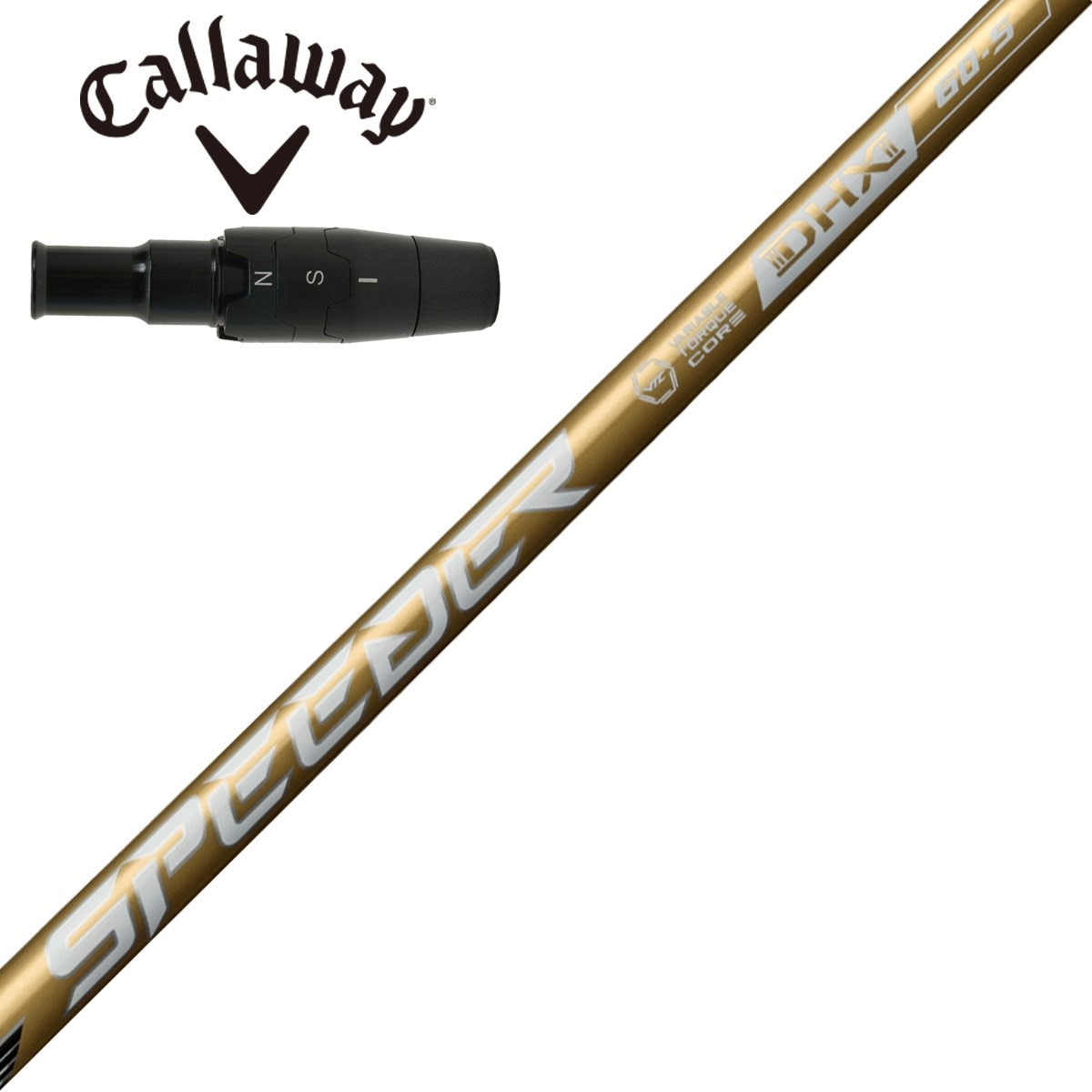 キャロウェイドライバー用 SPEEDER NX GOLD スリーブ付きシャフト