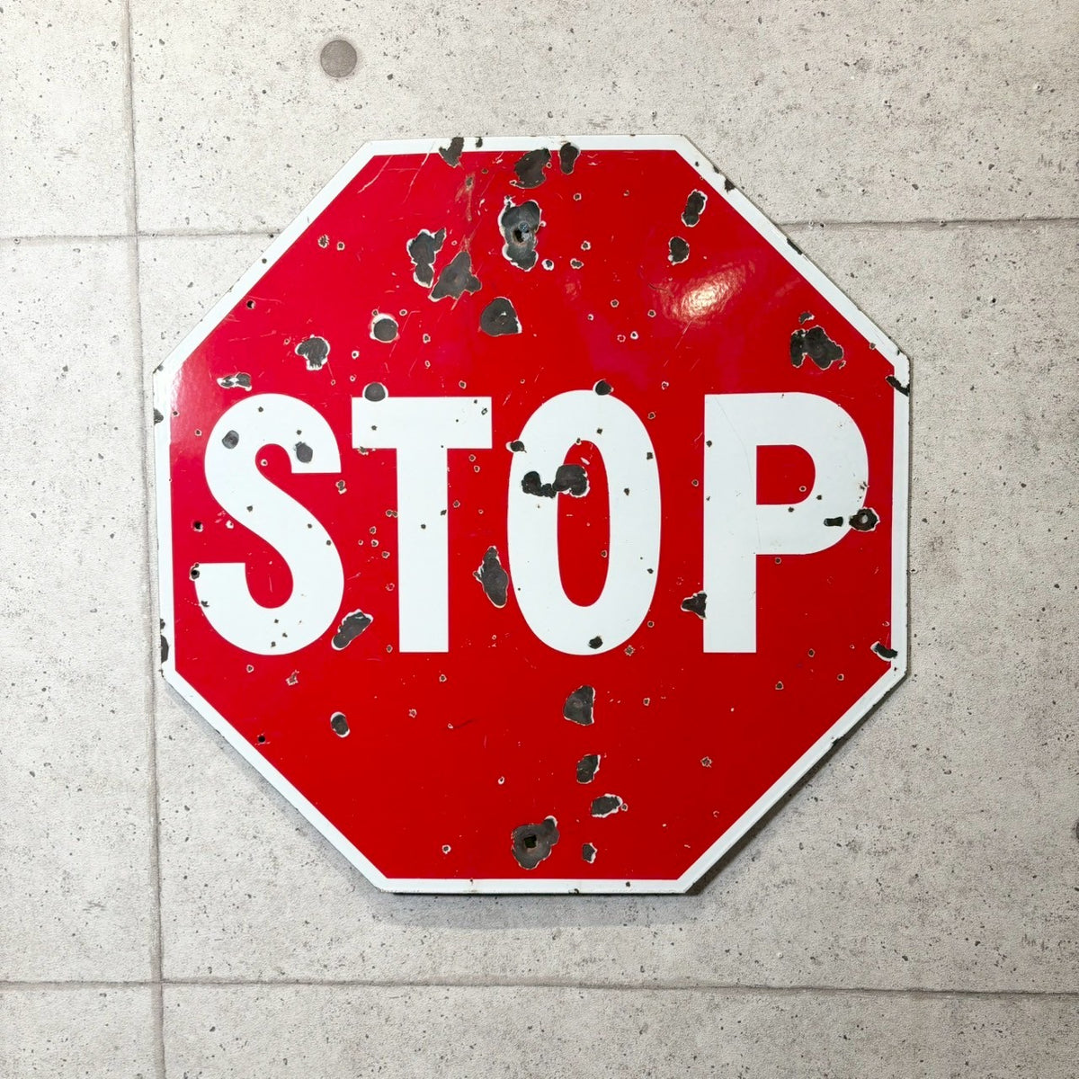 ヴィンテージ看板 【STOP】 ホーロー製 道路標識 – L.A.DEPO