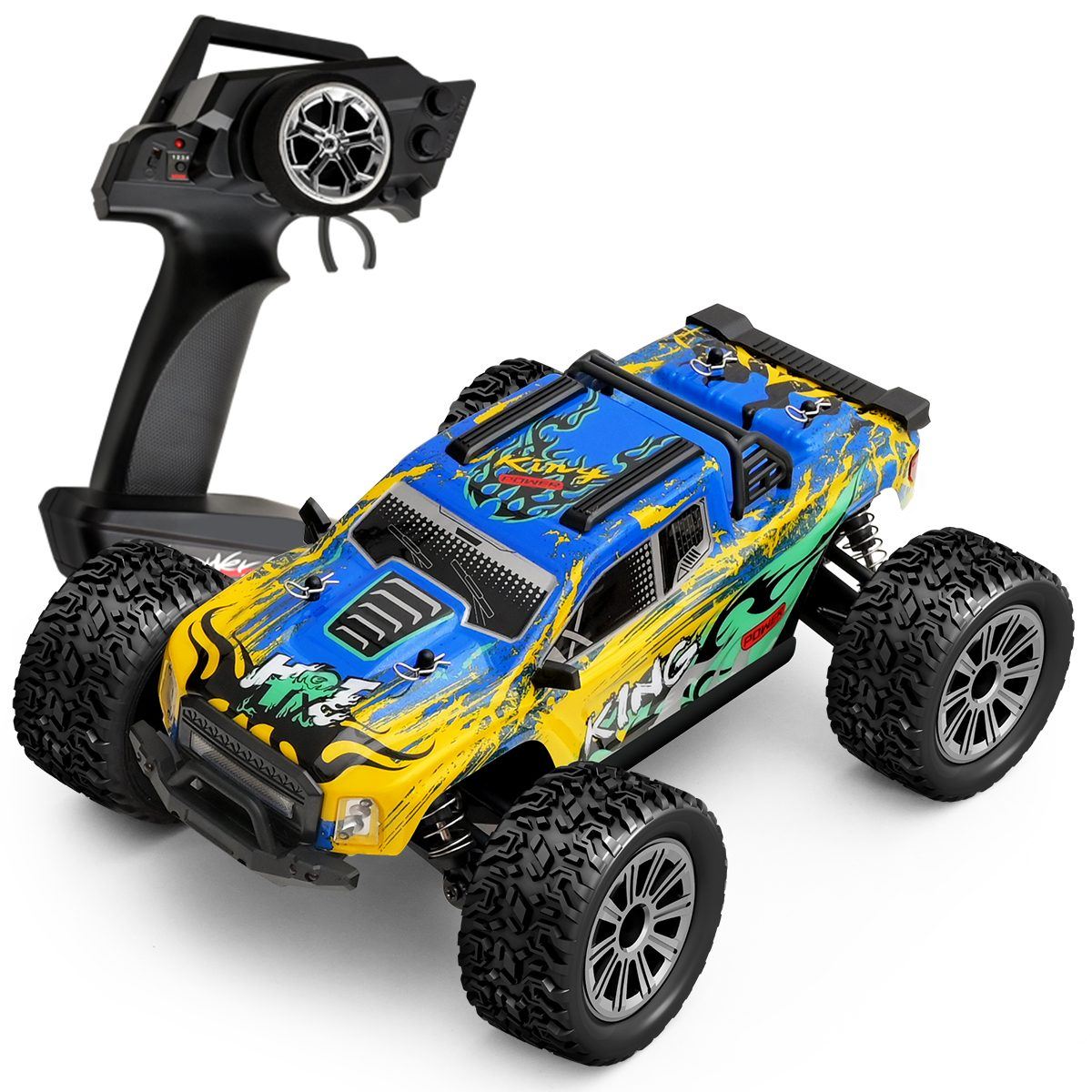 WLtoys 164018 1/16 4WD RC Monster Truck - 35km/h Off-Road – Makerfire
