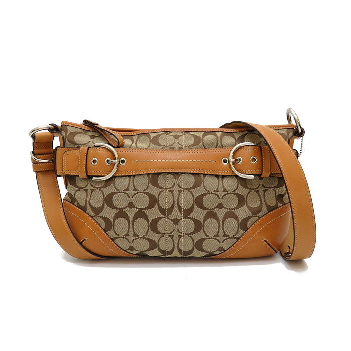 COACH/コーチ】 F07077 シグネチャー ショルダーバッグ キャンバス
