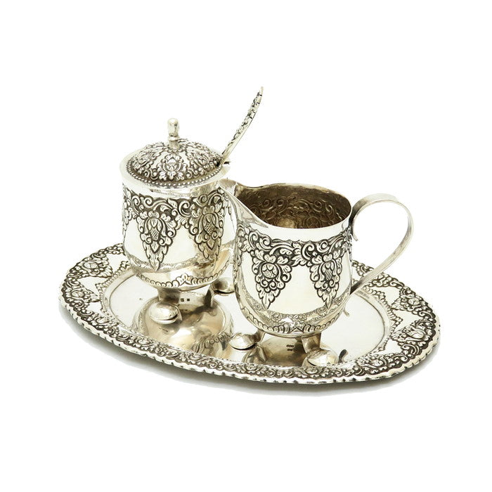 銀食器 シュガーポット クリームジャグ/ピッチャー スプーン プレート