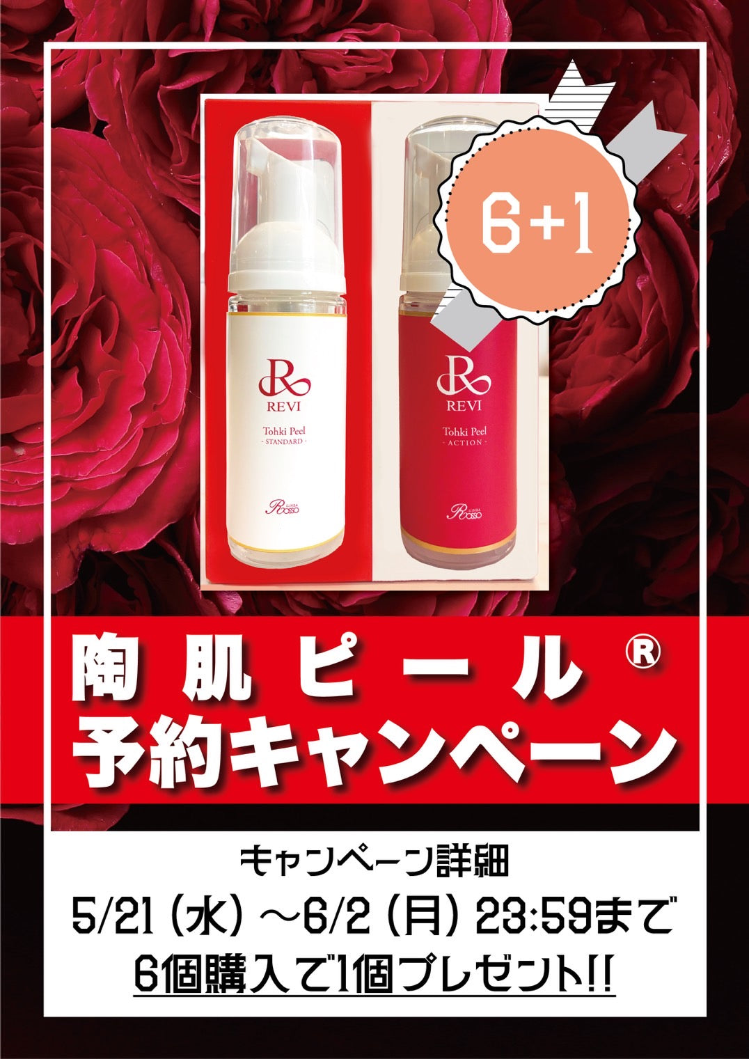 待望の REVI新施術！「陶肌ピール」 予約キャンペーンのお知らせ