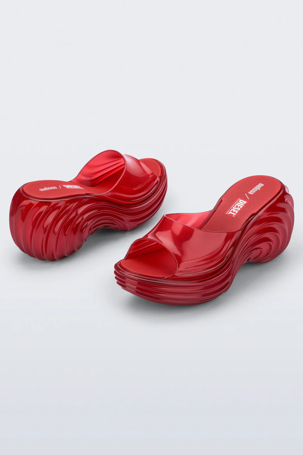 Quantum Platform Melissa + Diesel Collab in Red – Nikki Beach