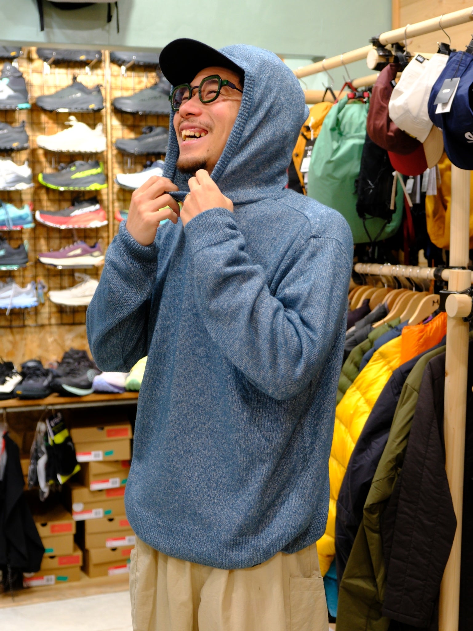 ROAR RELAX HOODY（臭わない・ウール混のオクタ・ゆったりシルエット