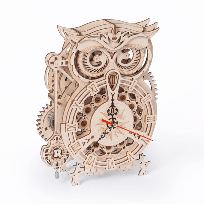 プラザクリエイト つくるんです® LK503 ウッドパズルシリーズ フクロウ