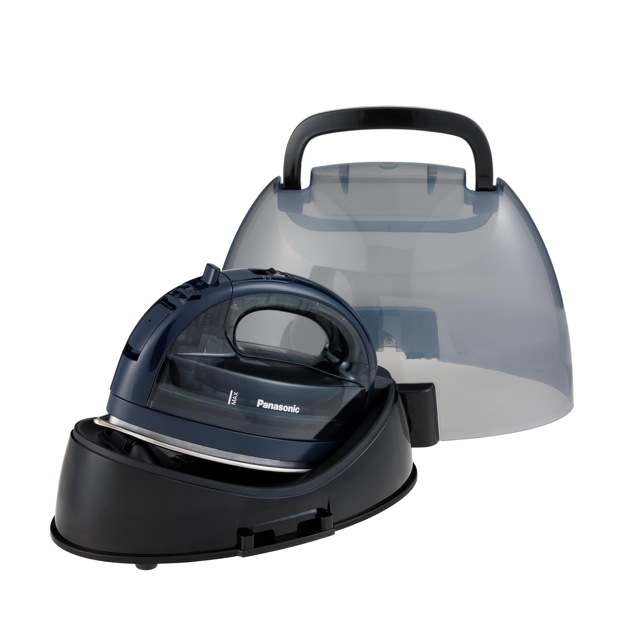 Cordless Steam/Dry Iron, 1500W Wide Stainless Steel Plate