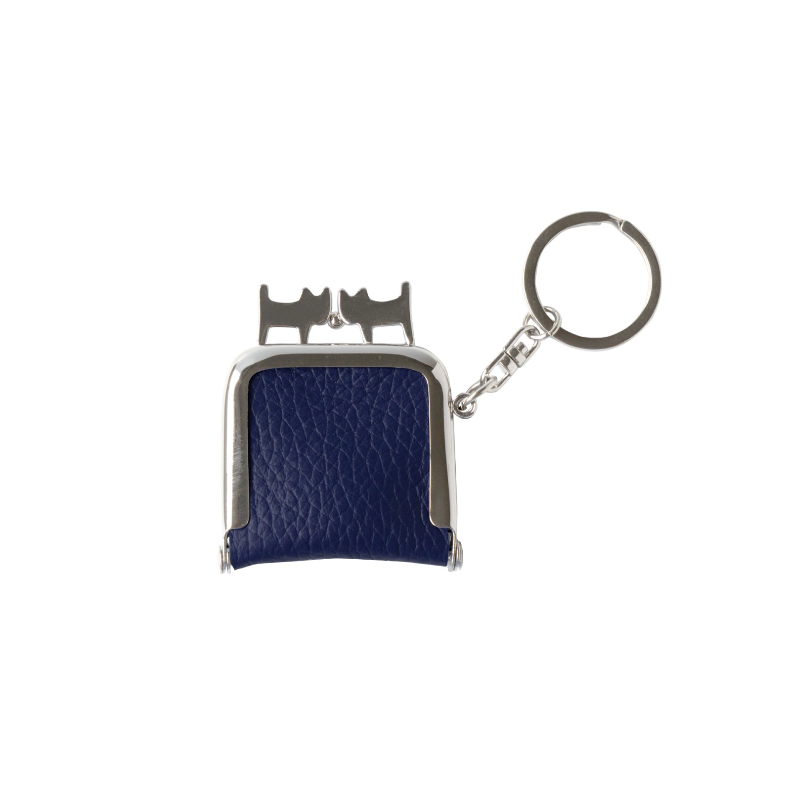 プチにゃまぐちキーホルダー キュイール・マッシュ / ロイヤルブルー