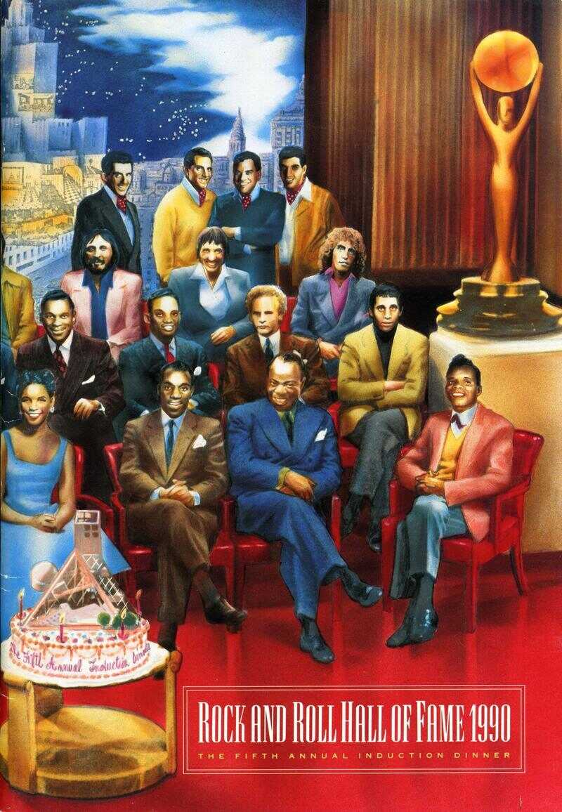 ROCK HALL 1990 - INDUCTION PROGRAM – Rock & Roll Hall of Fame