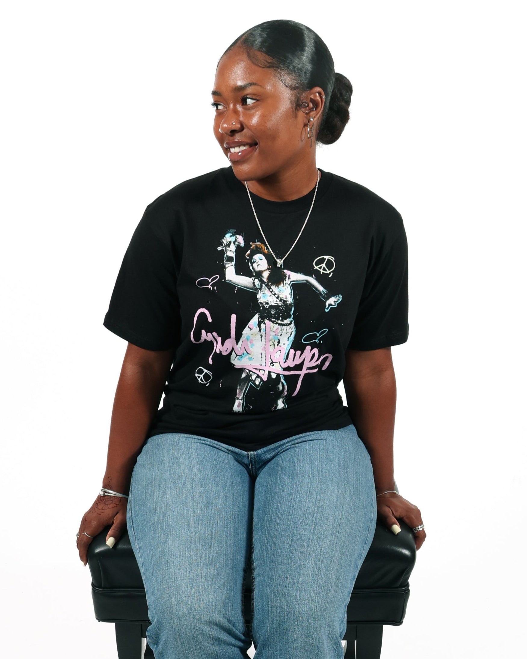 CYNDI LAUPER - DANCING T-SHIRT – Rock & Roll Hall of Fame Museum Store