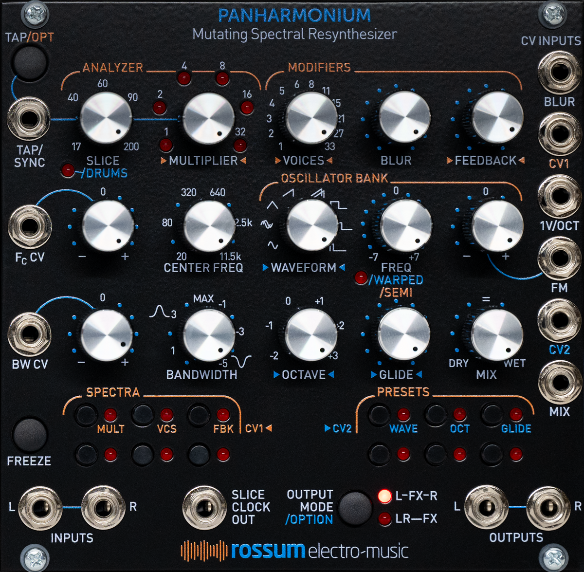 PANHARMONIUM Mutating Spectral Resynthesizer – Rossum Electro-Music