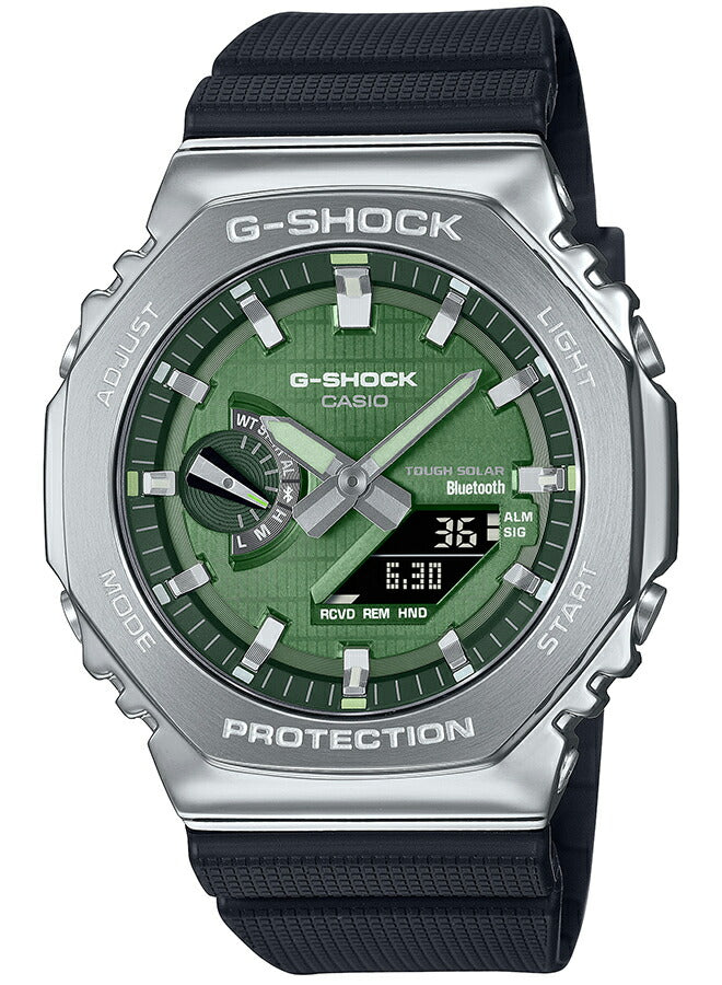 G-SHOCK メタルカバード GBM-2100A-1A3JF メンズ ソーラー Bluetooth