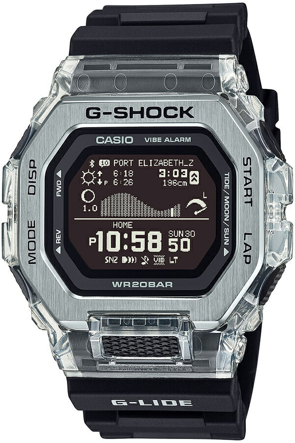 G-SHOCK G-LIDE Gleaming Wave GBX-100S-1JF メンズ 電池式 Bluetooth