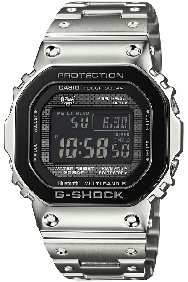 G-SHOCK フルメタル ブラックベゼル GMW-B5000BT-1JF メンズ 電波