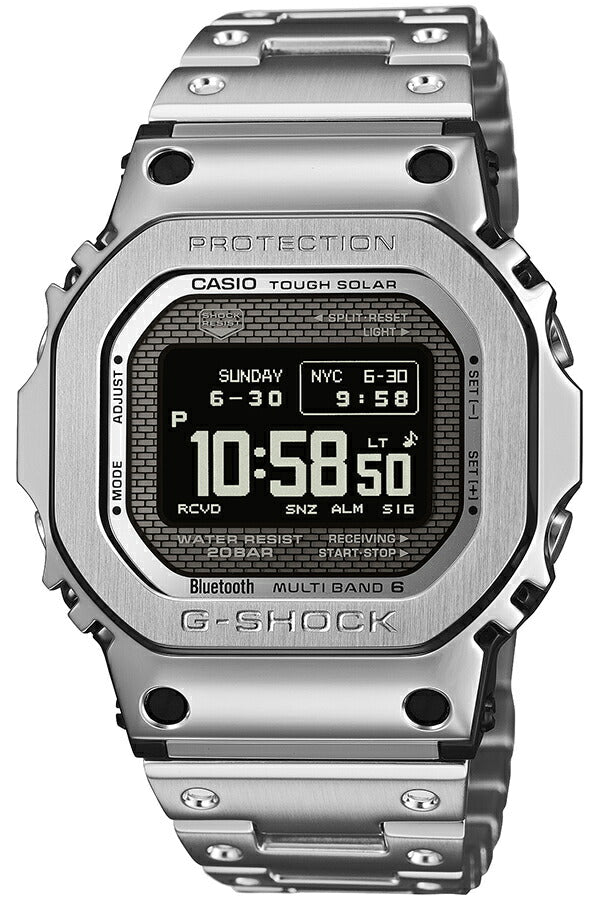 G-SHOCK フルメタル MIP液晶モデル シルバー GMW-BZ5000D-1JF メンズ