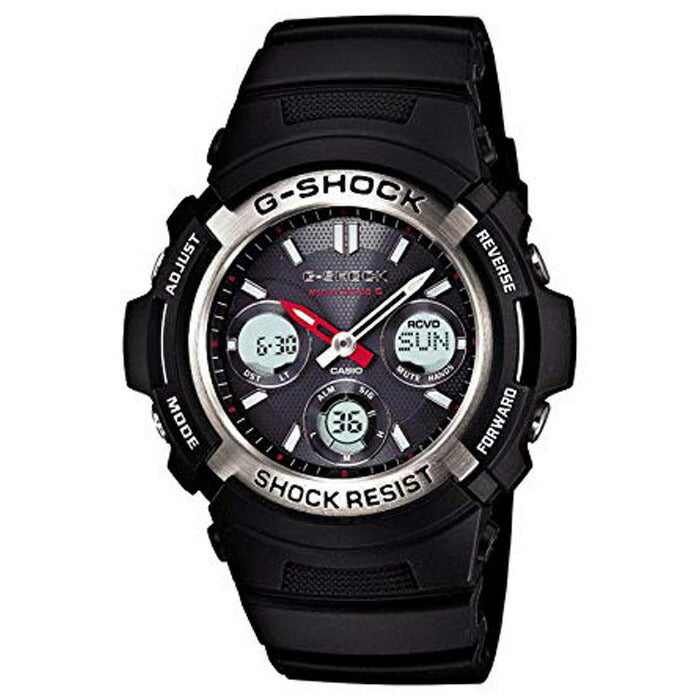 G-SHOCK AWG-M100-1AJF メンズ 電波ソーラー アナデジ ブラック