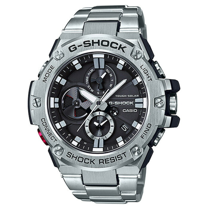 G-SHOCK G-STEEL GST-B100D-1AJF メンズ ソーラー シルバー メタル