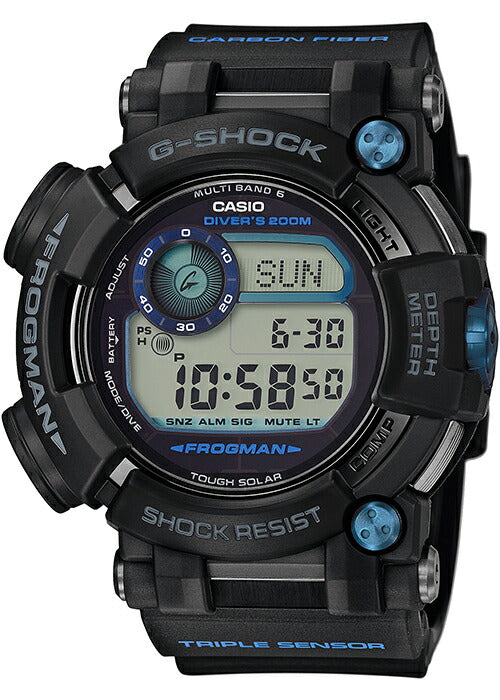 G-SHOCK フロッグマン GWF-D1000B-1JF メンズ デジタル ブラック 200m