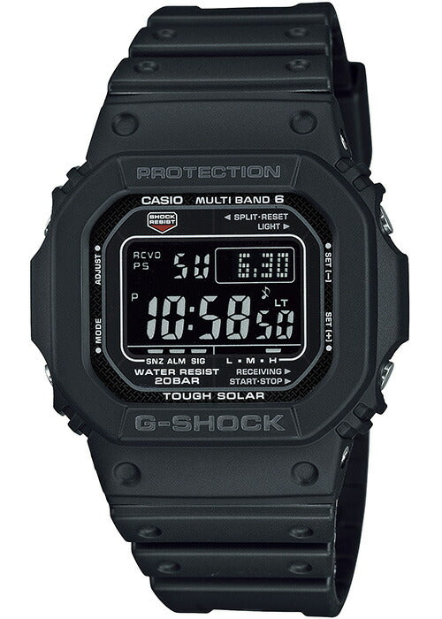 G-SHOCK GW-M5610U-1BJF メンズ 電波ソーラー デジタル 樹脂バンド