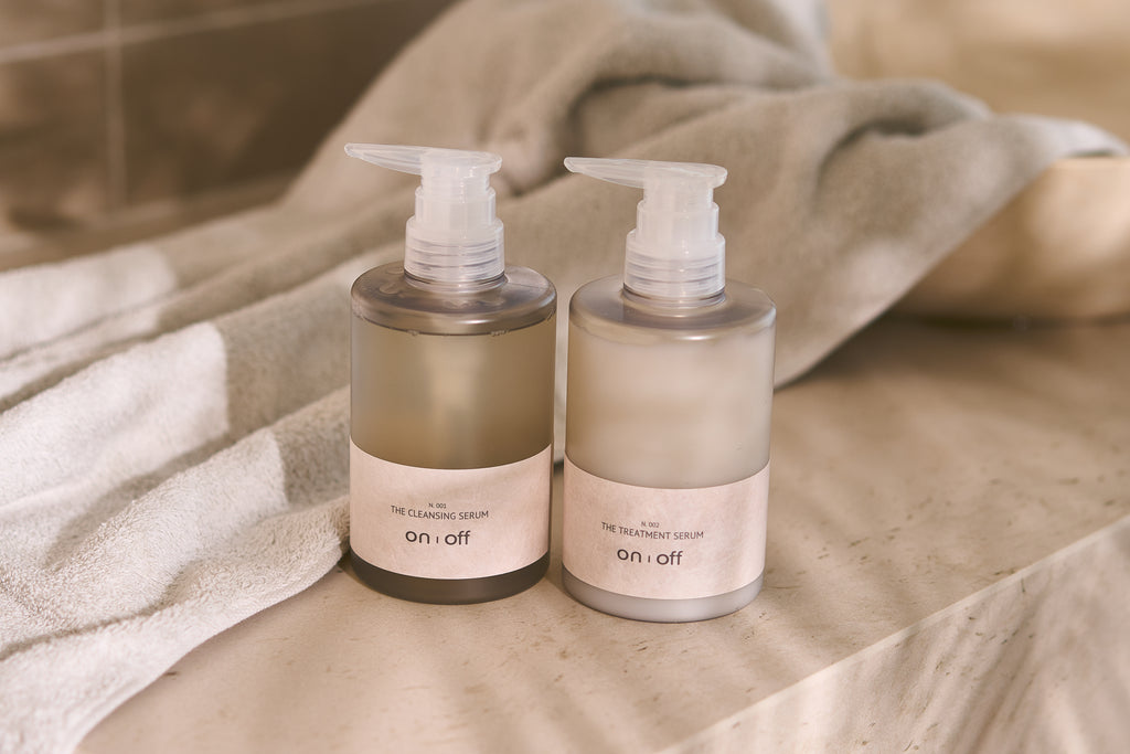 THE CLEANSING SERUM & THE TREATMENT SERUM 400ml set／on | off