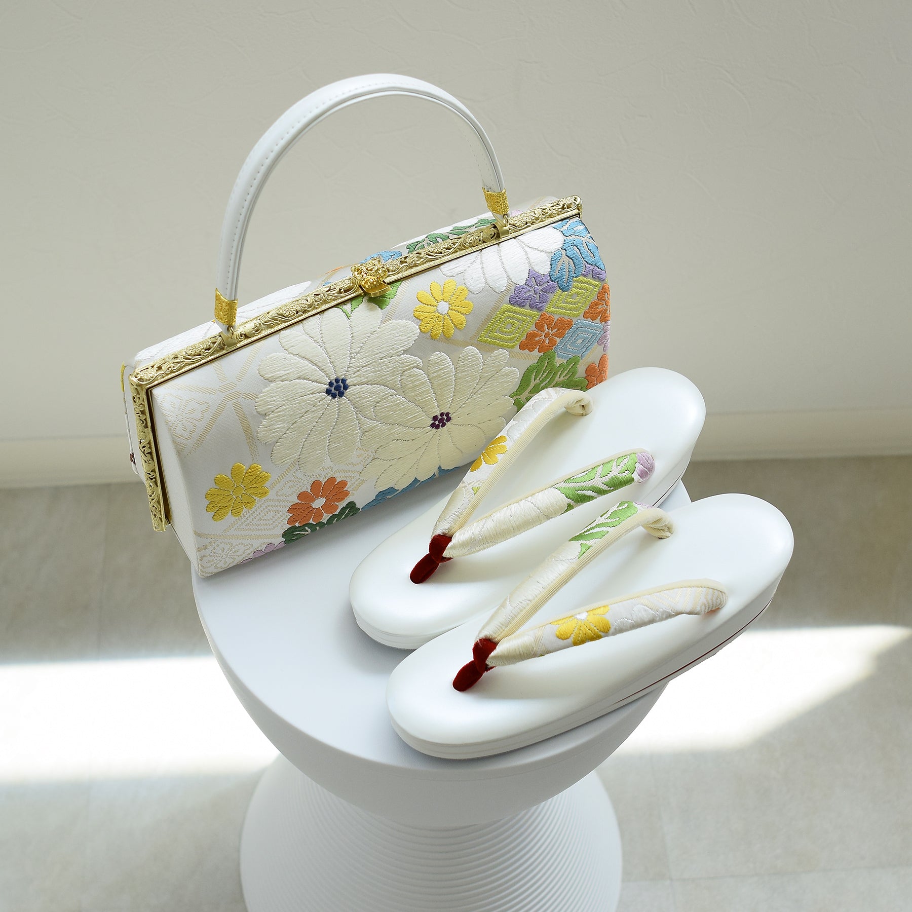 草履バッグセット 都唐織 フォーマル用 訪問着や振袖にも【取り寄せ