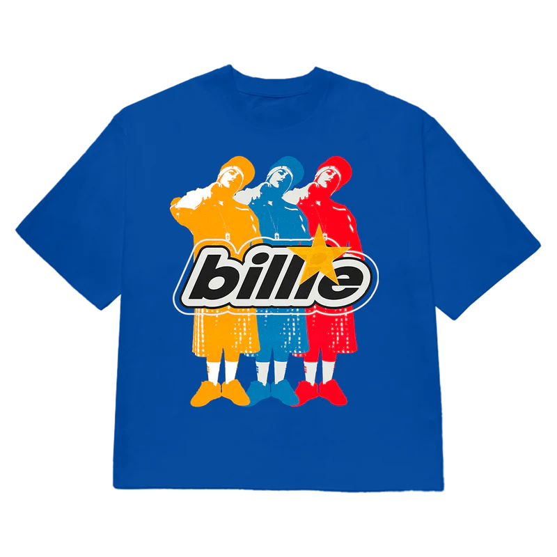 Billie Repeat Blue T-Shirt - Billie Eilish