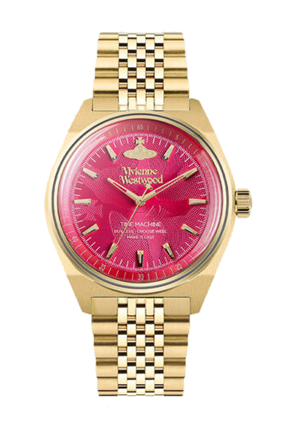 Vivienne Westwood Lady Sydenham Gold & Pink Watch