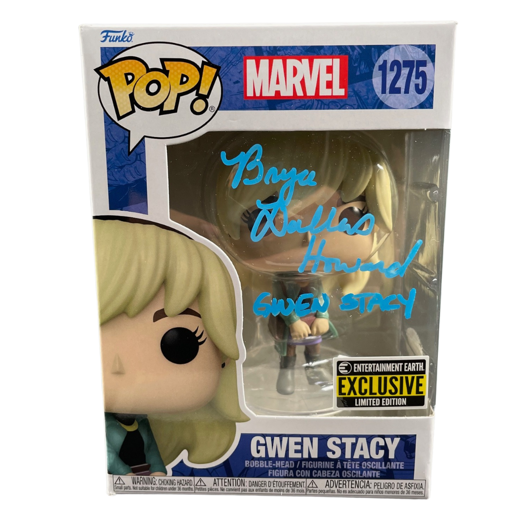 Bryce Dallas Howard Signed Funko POP Marvel Spider-Man Gwen Stacy