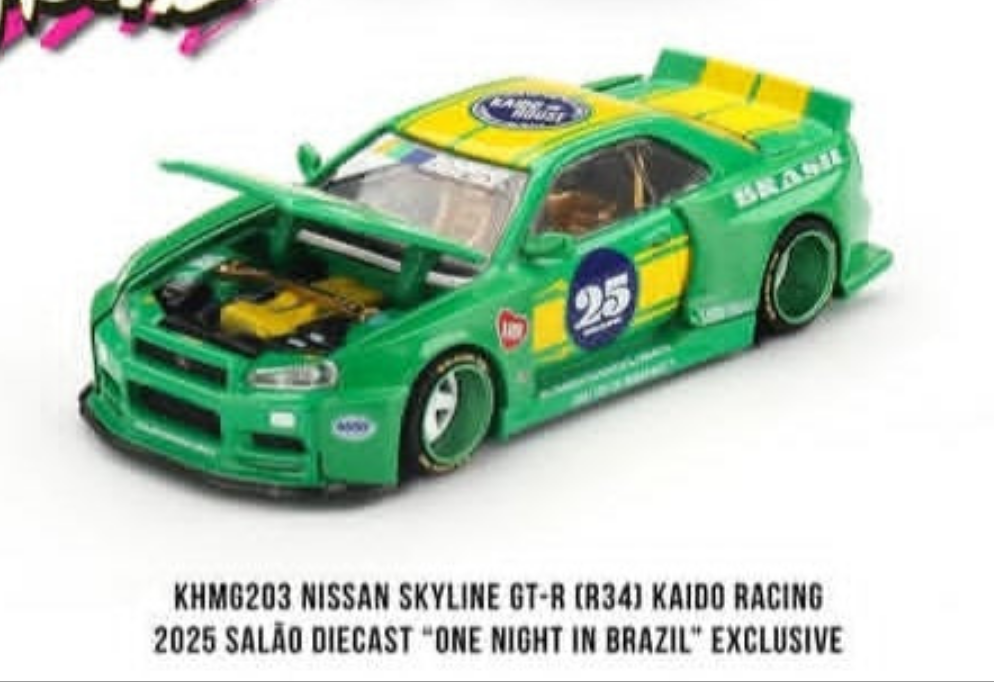 Kaido House One Night in Brazil 1:64 Nissan Skyline GT-R (R34