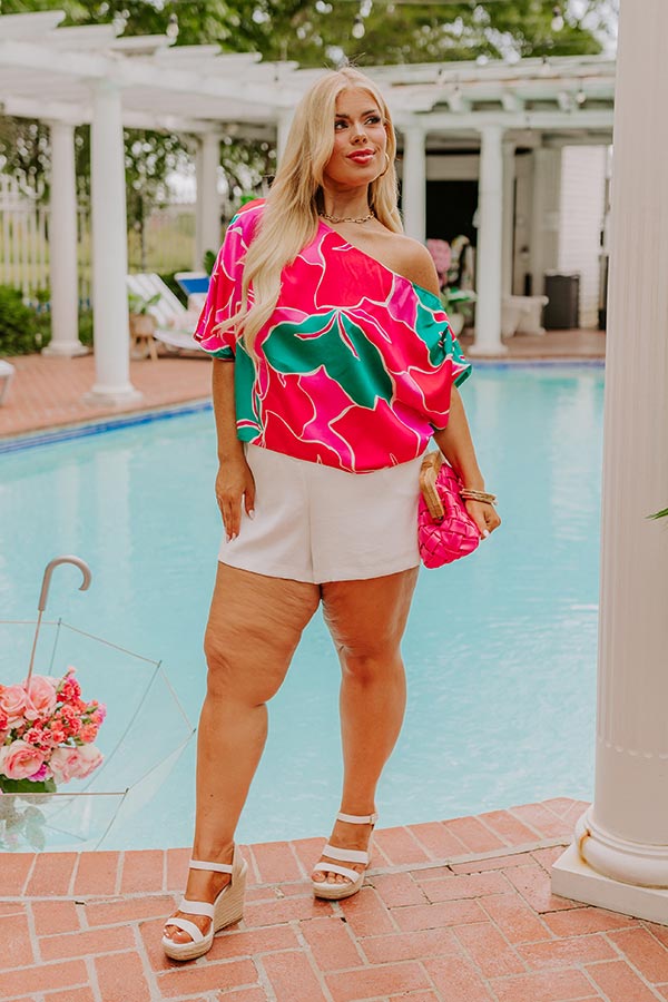 Miami Happy Hour Asymmetrical Top Curves – Impressions Online Boutique